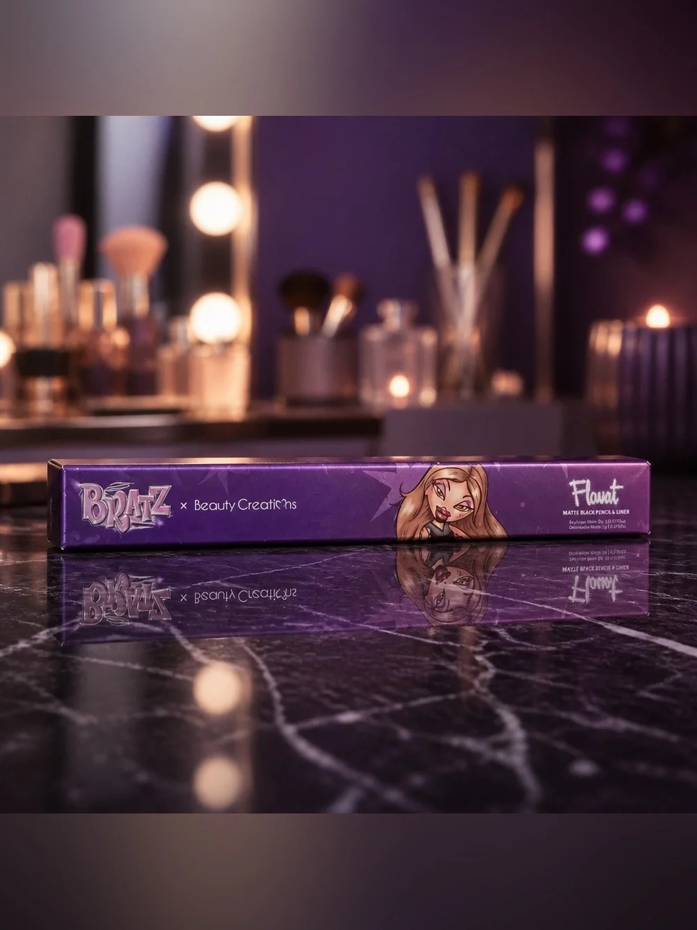 Bratz x Beauty Creations Flaunt Matte Black Pencil Liner New